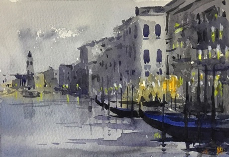 Early Evening, Grand Canal
26 x 18cm